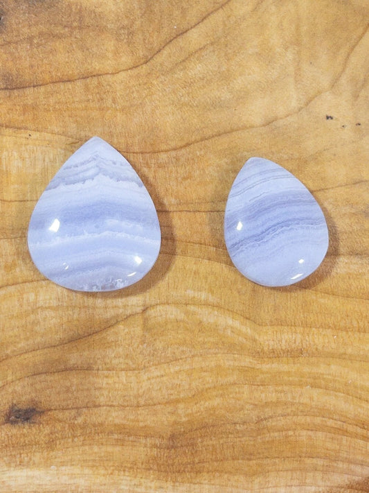Blue Lace Agate Cabochon
