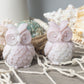 Pink Opal Owl Carving