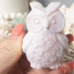 Pink Opal Owl Carving