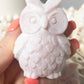 Pink Opal Owl Carving