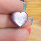 Lepidolite Heart: Purple Mica Crystal Carving