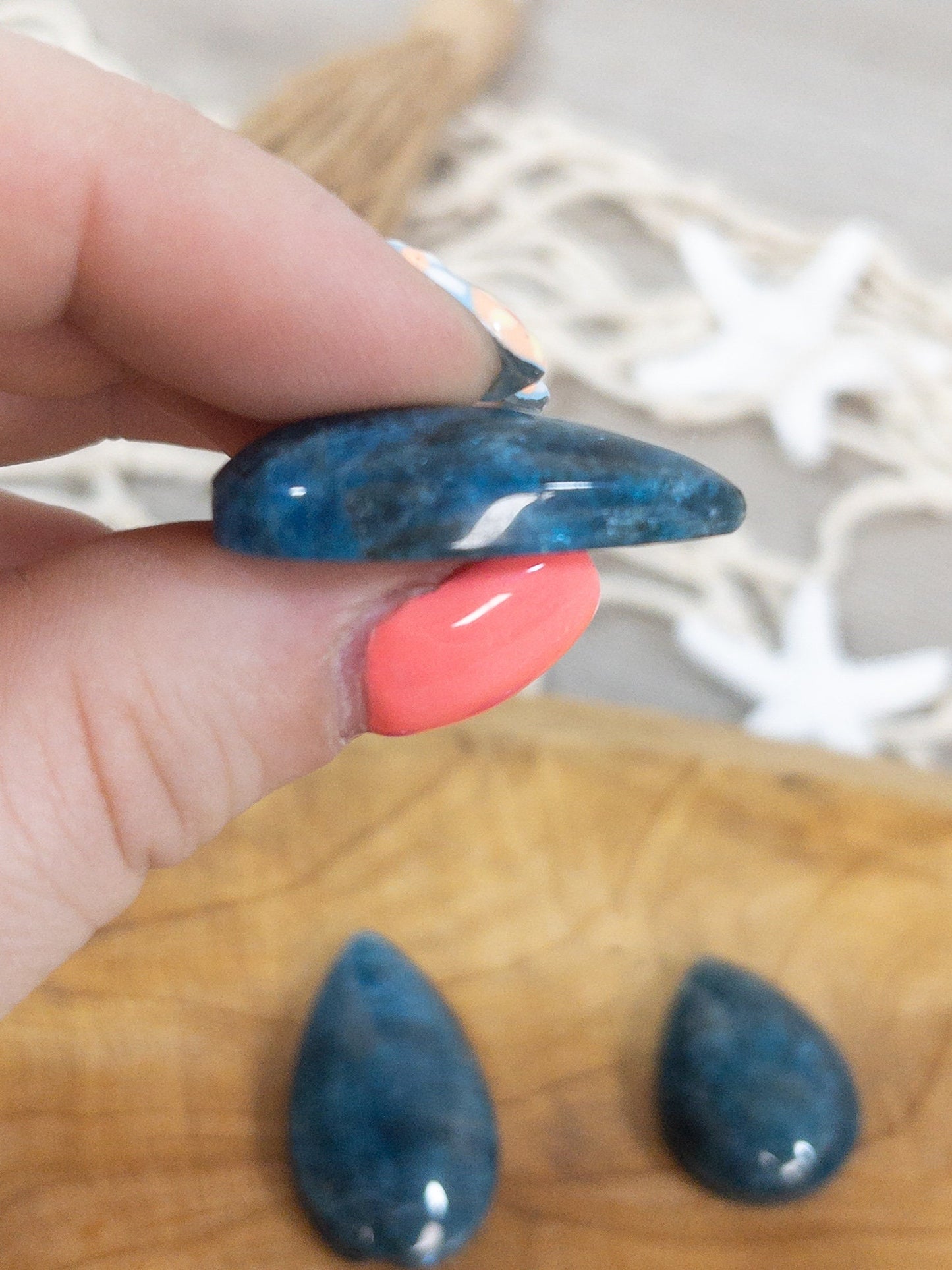 Blue Apatite Cabochon