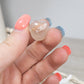 Mini Flower Agate Paw Carving