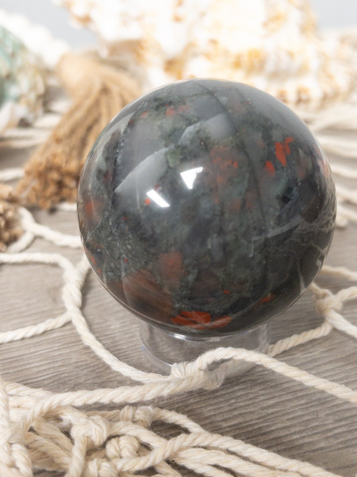 African Bloodstone Sphere