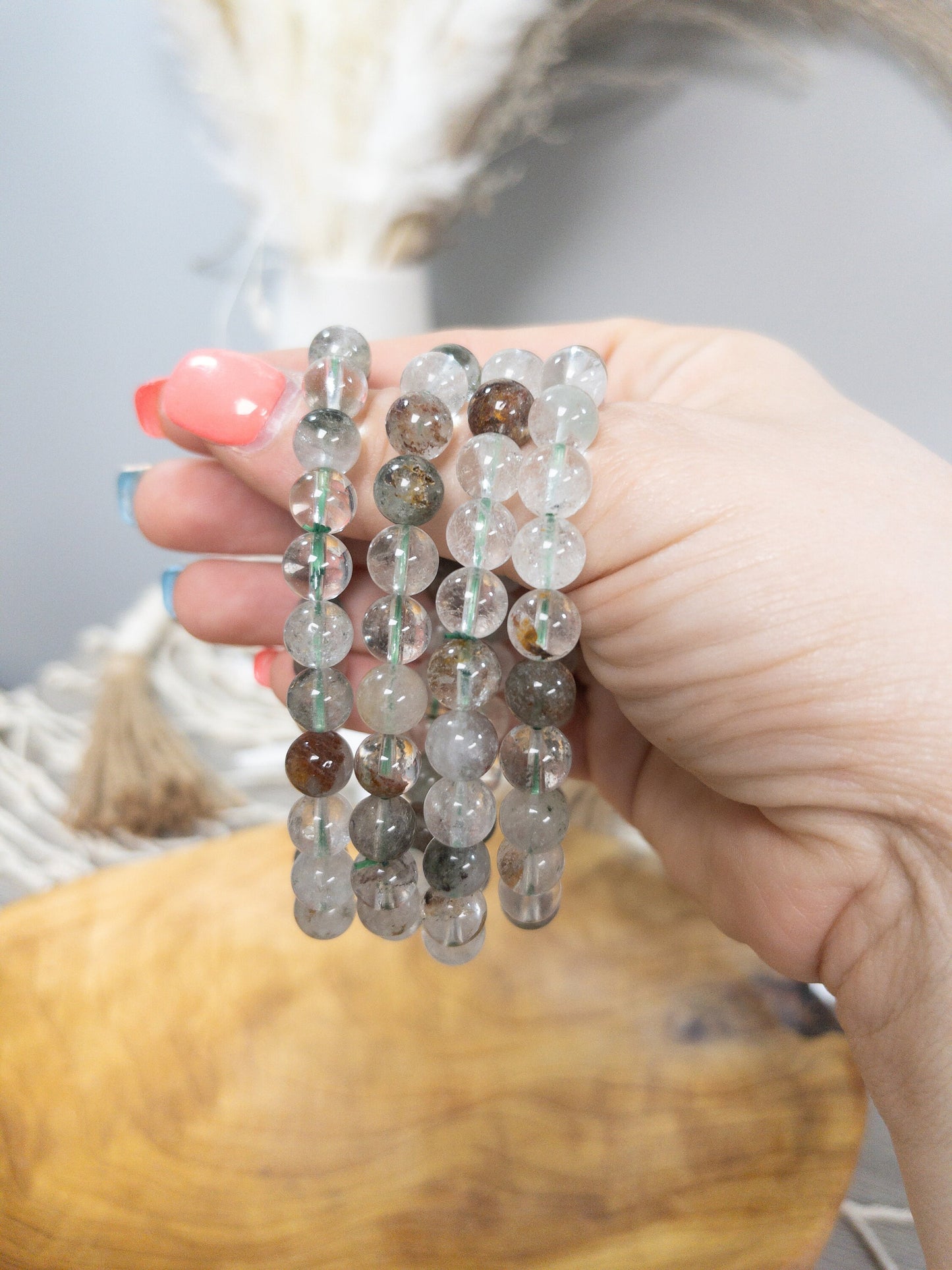 Lodolite Bracelet | Garden Quartz Bracelet