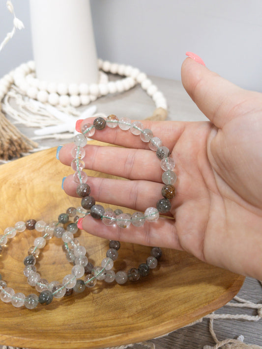 Lodolite Bracelet | Garden Quartz Bracelet