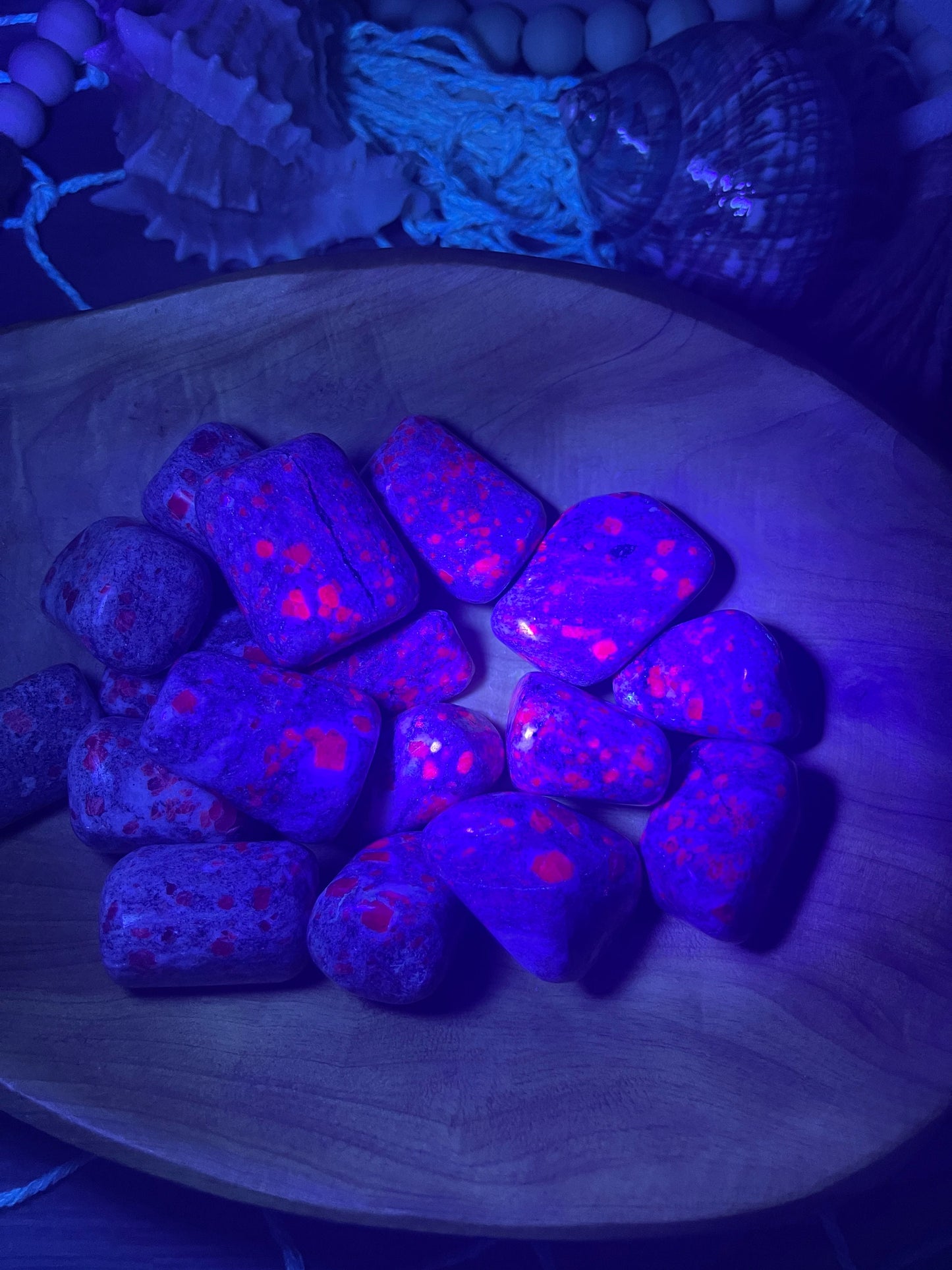 Ruby in Matrix Tumbled Stone