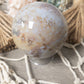 Ocean Jasper Crystal Sphere: Meditation Stone, Chakra Healing