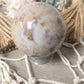 Ocean Jasper Crystal Sphere: Meditation Stone, Chakra Healing