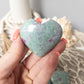 Ruby Fuchsite Heart