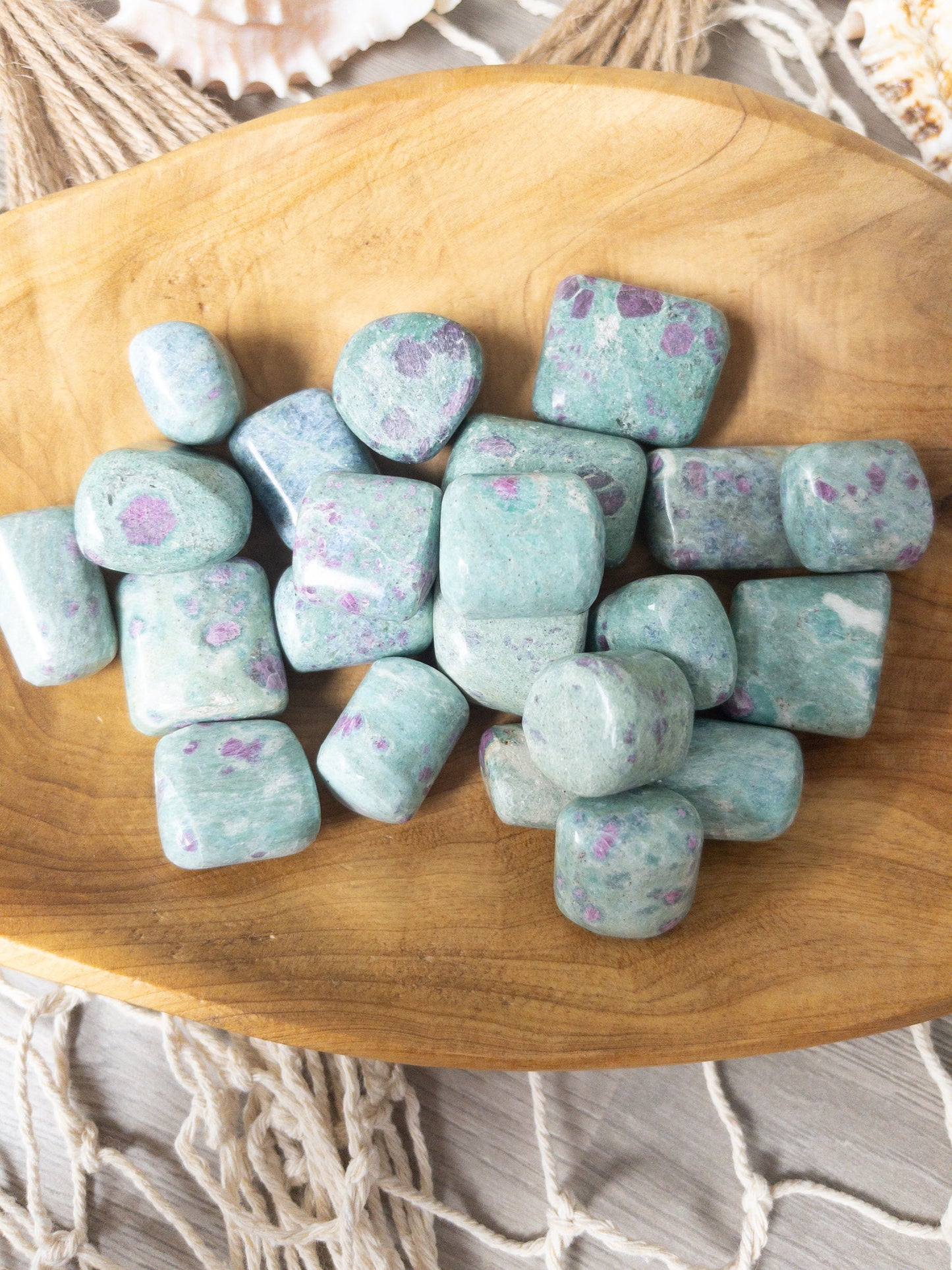 Ruby Fuchsite Tumbled Stone