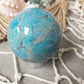 Amazonite Sphere with Smoky Quartz