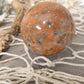 Orchid calcite crystal sphere | meditation stone| crystal gift | orange crystal