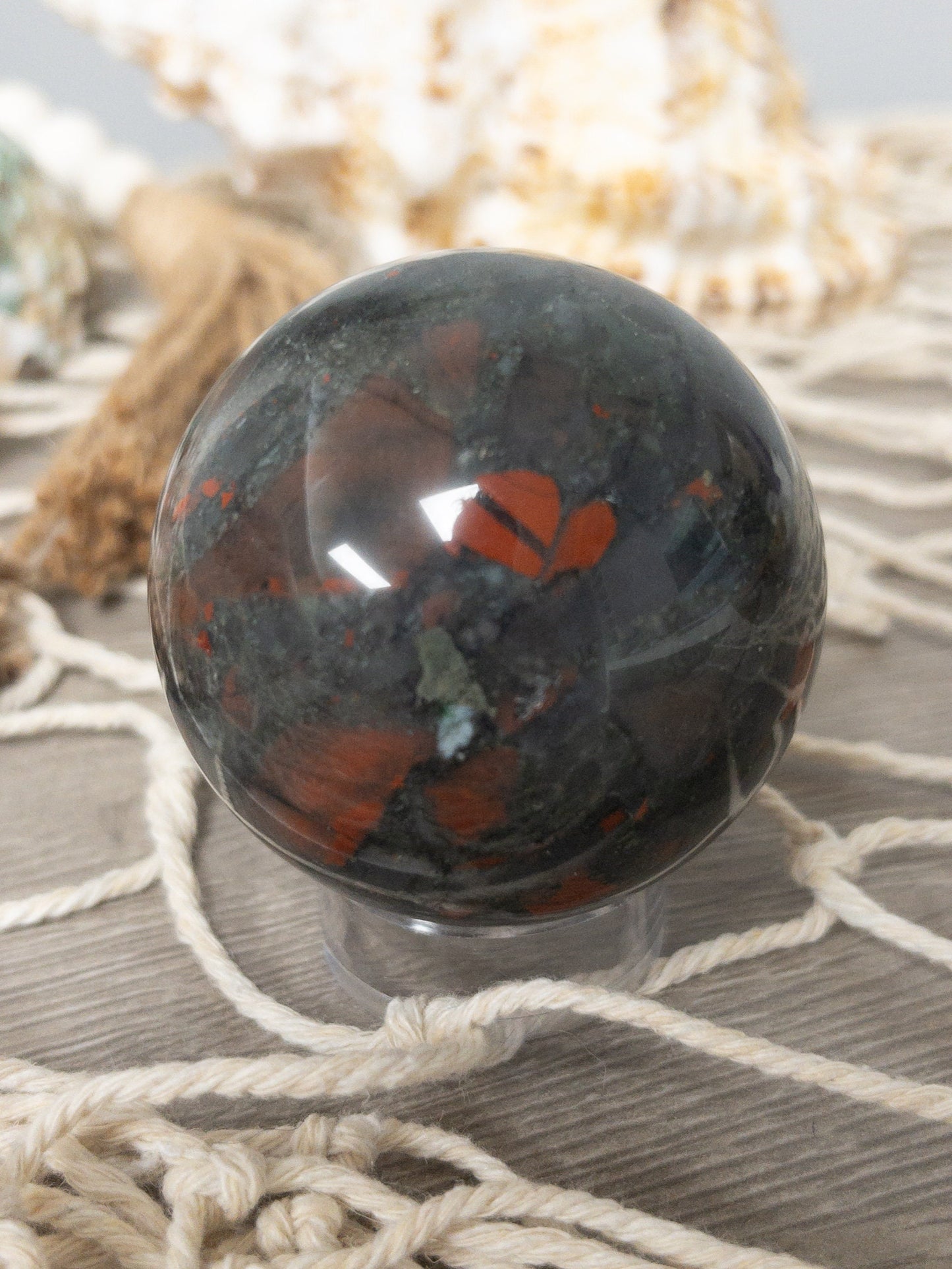 African Bloodstone Sphere