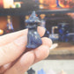 1 Mini cat with witch hat carving | Halloween carvings