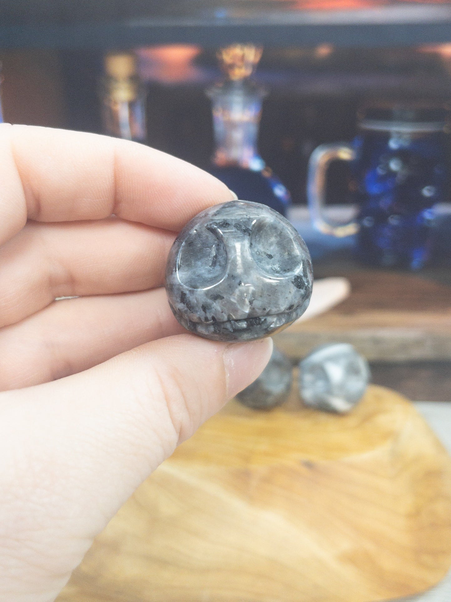 Mini Jack Skellington Skull Carving: Halloween Decoration