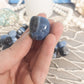 Blue Owyhee Opal Tumbled Stone