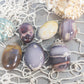 Mookaite Jasper Palm Stone: Australian Crystal Carving