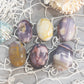 Mookaite Jasper Palm Stone: Australian Crystal Carving