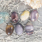 Mookaite Jasper Palm Stone: Australian Crystal Carving