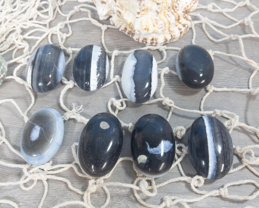 Blue Owyhee Opal Palm Stone