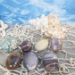 Mookaite Jasper Palm Stone: Australian Crystal Carving