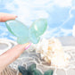 Green Fluorite 3D butterfly carving