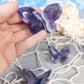 1 Dream Amethyst 3D butterfly carving