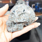 1 Yooperlite UV reactive Skull Carving