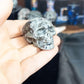 1 Small Yooperlite UV reactive Skull Carving