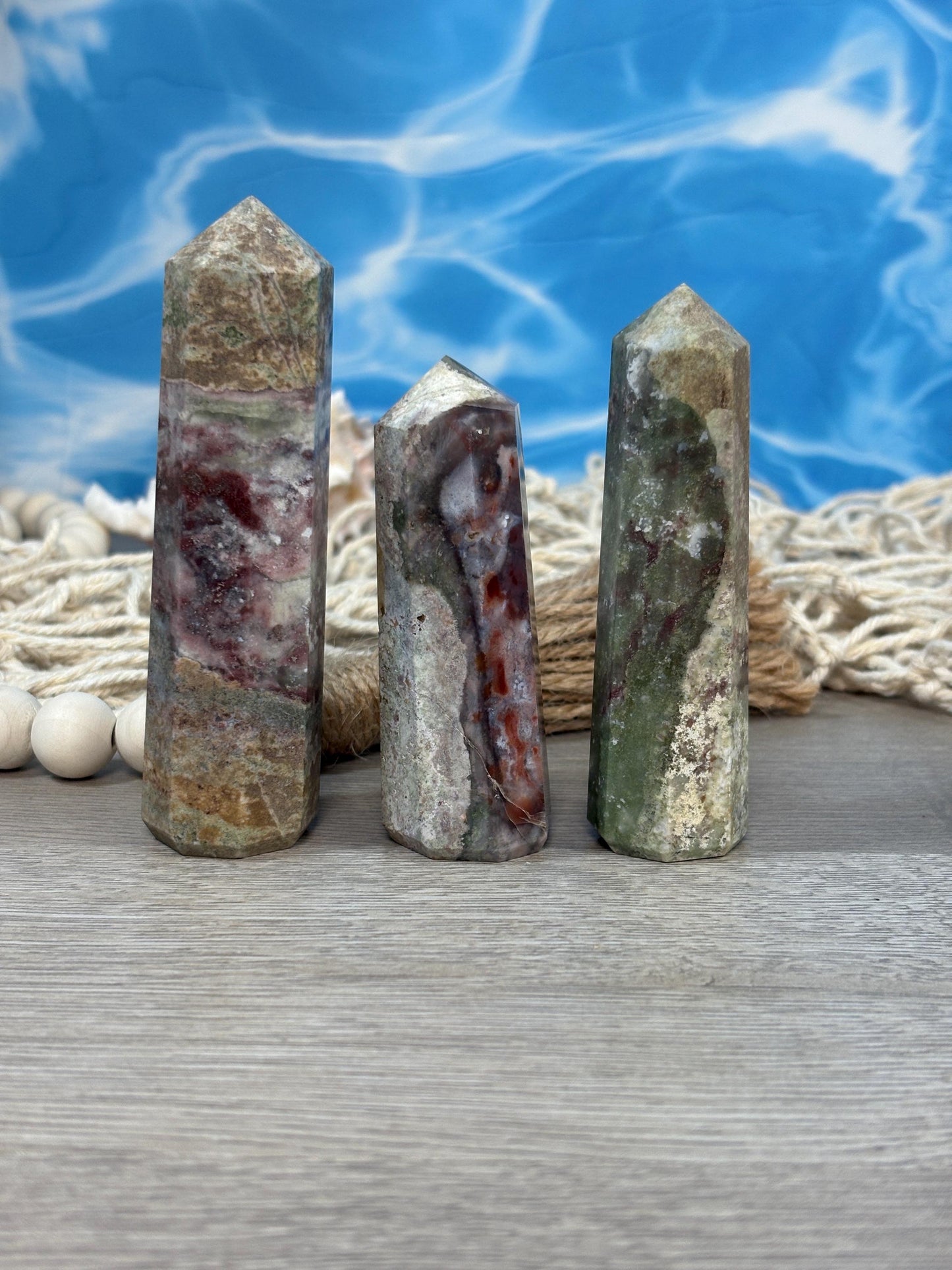 Uniquely Crafted Unicorn Jasper Crystal Towers