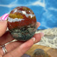 Uniquely Crafted Unicorn Jasper Crystal Palm Stone