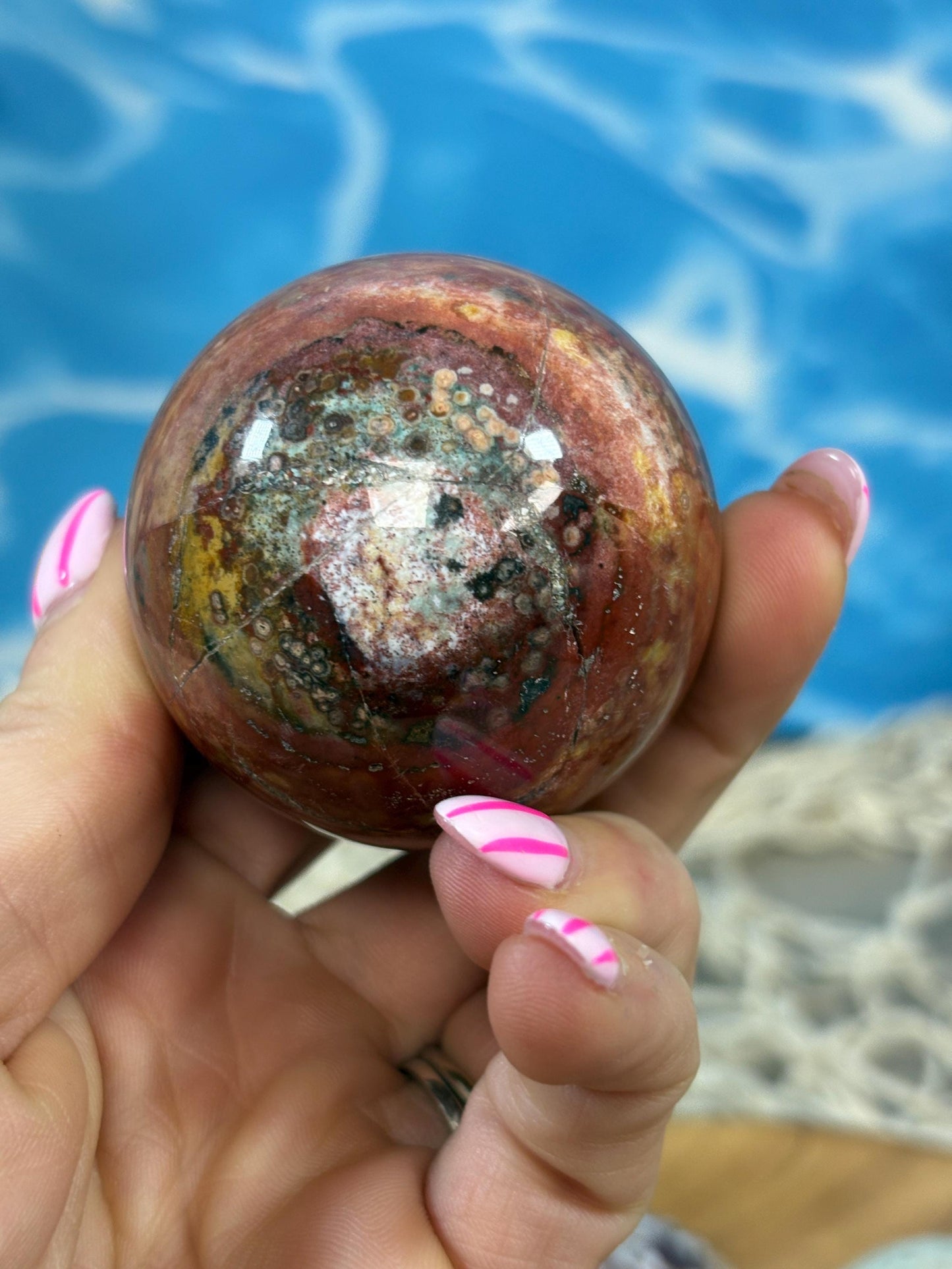 Uniquely Crafted Unicorn Jasper Crystal Sphere