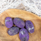 Flashy Purpurite Crystal Palm Stone