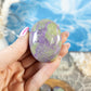 Stichtite Crystal Palm Stone