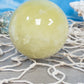 Lemon Calcite Crystal Sphere