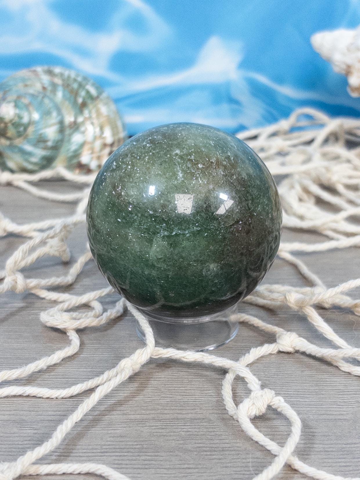 Green Strawberry Quartz Sphere