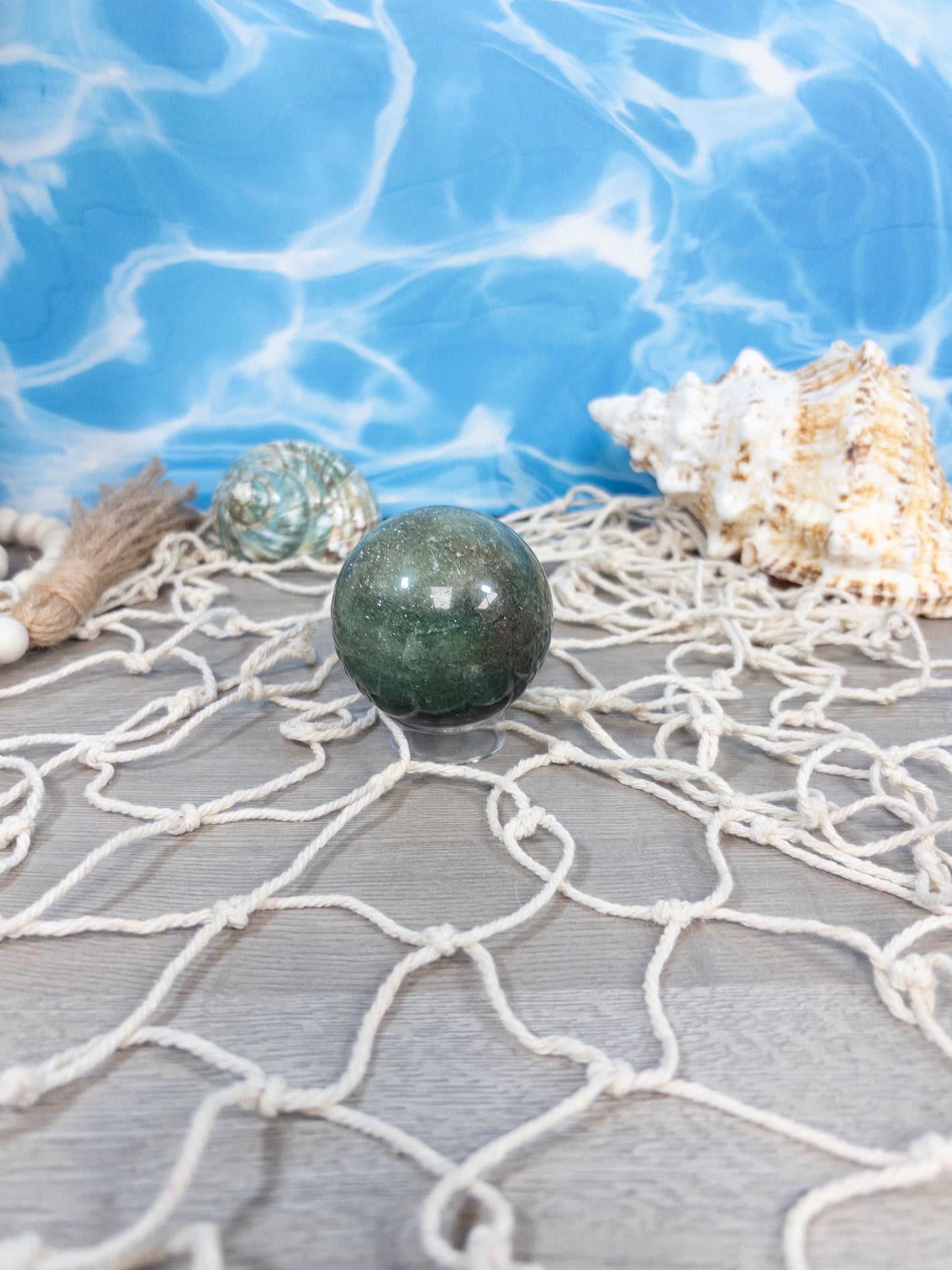 Green Strawberry Quartz Sphere