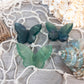 Green Fluorite 3D butterfly carving