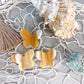 1 Orange calcite 3D butterfly carving