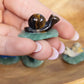 1 Intuitively Chosen Crystal Snail Carving
