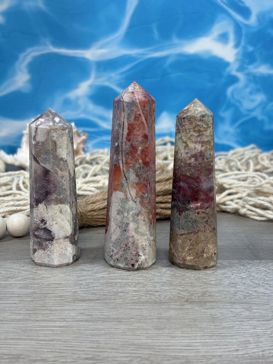 Uniquely Crafted Unicorn Jasper Crystal Towers
