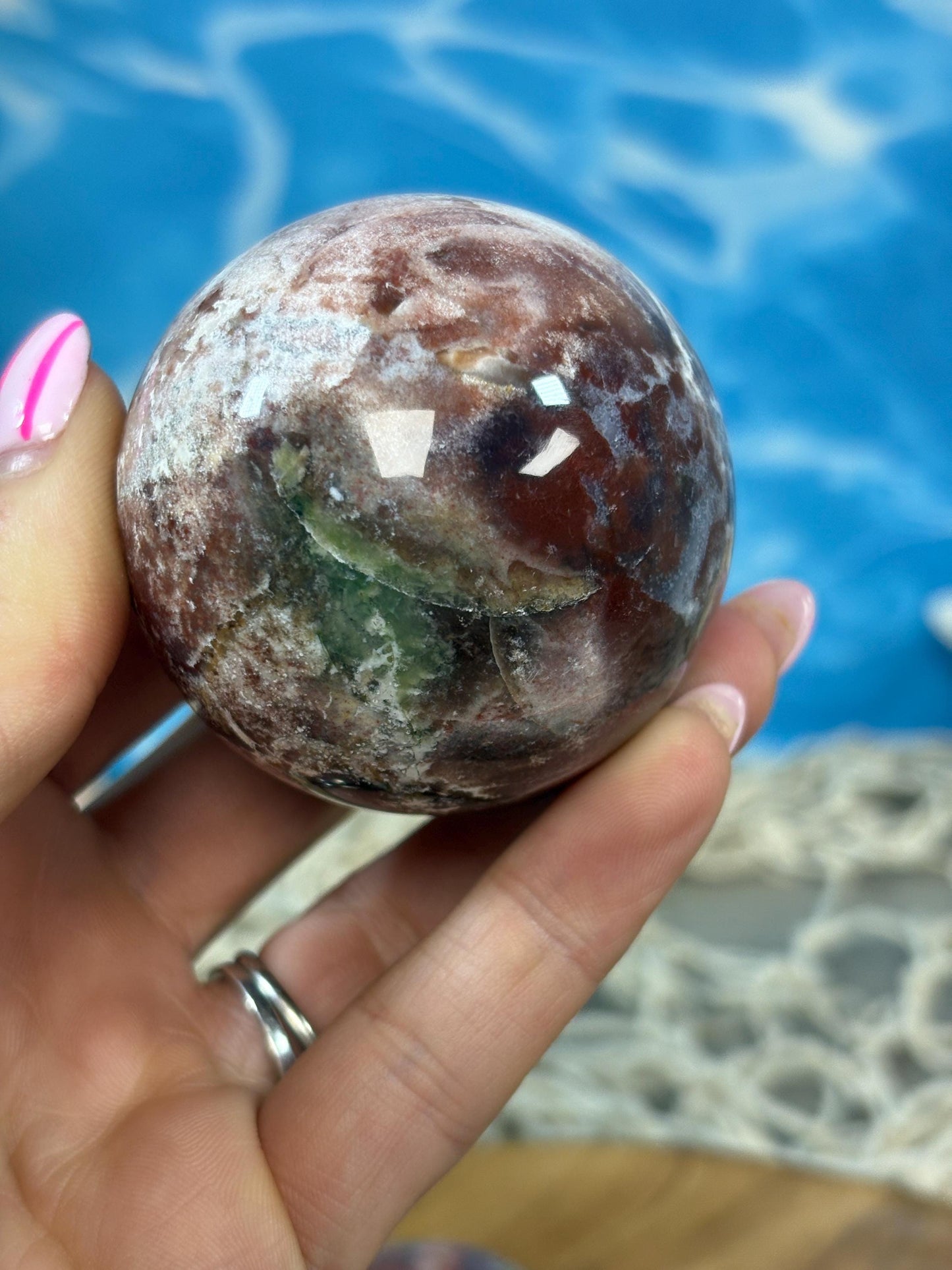 Uniquely Crafted Unicorn Jasper Crystal Sphere
