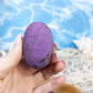 Flashy Purpurite Crystal Palm Stone