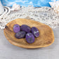 Flashy Purpurite Crystal Palm Stone