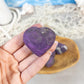 Flashy Purpurite Crystal Heart