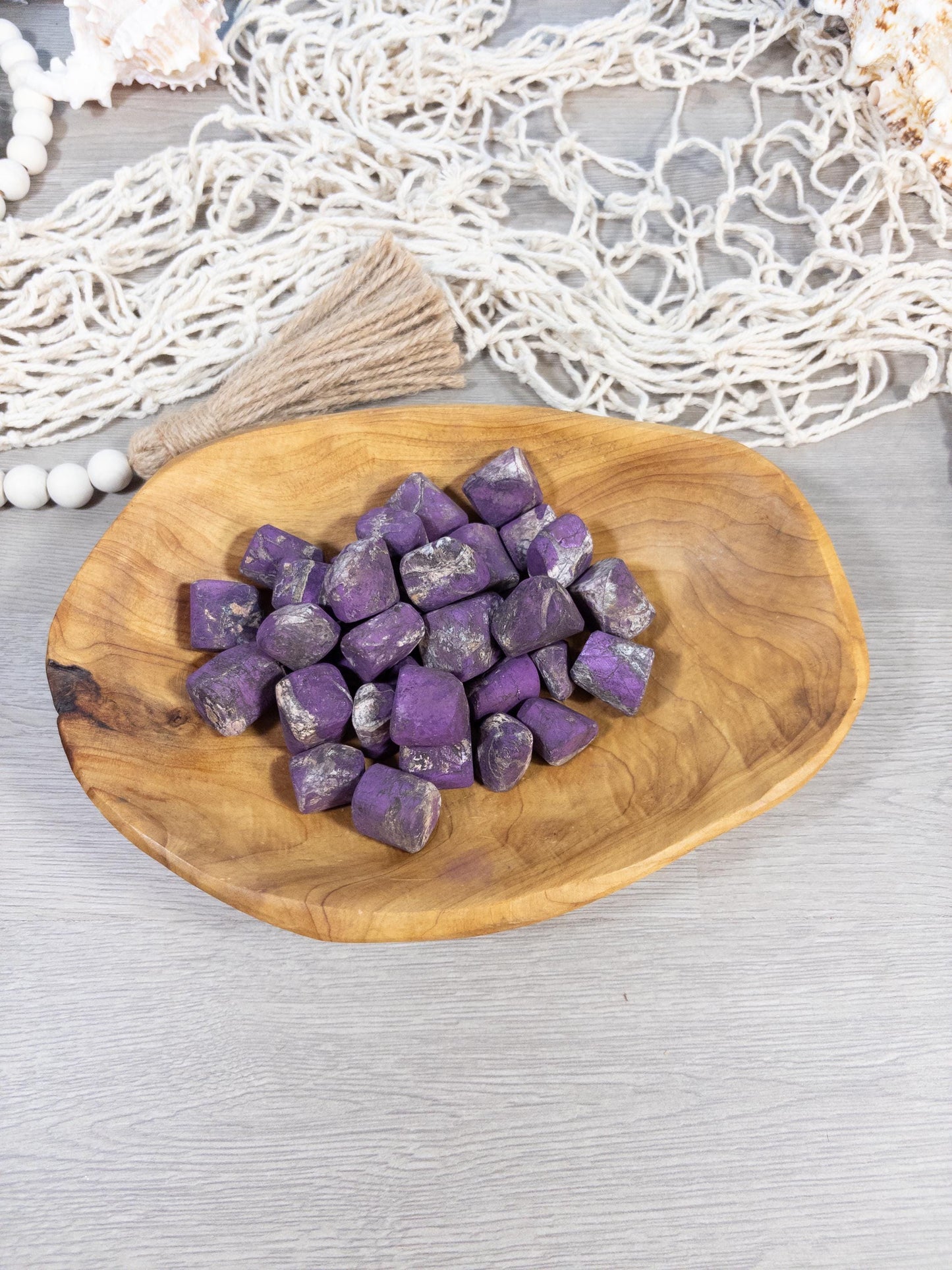 Flashy Purpurite Crystal Tumbled Stone