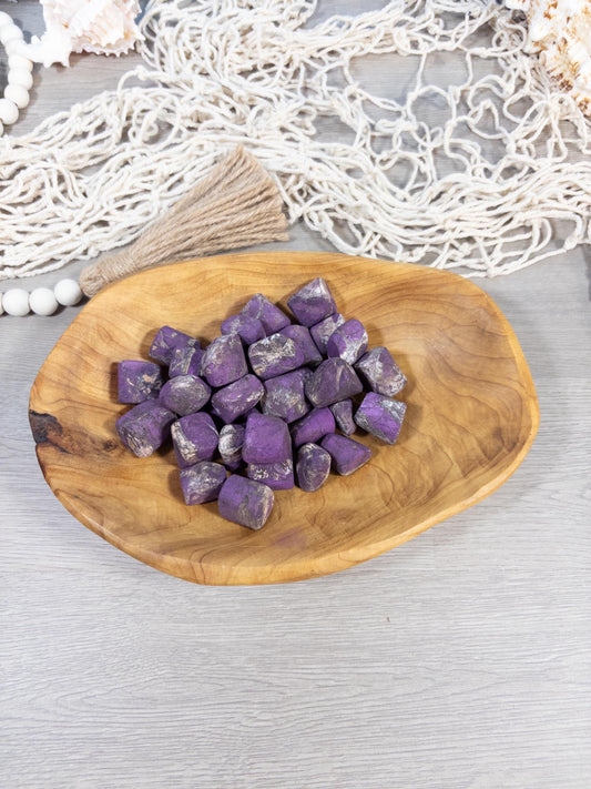 Flashy Purpurite Crystal Tumbled Stone