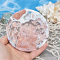 Cotton Candy Agate Round Bowl Carving