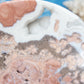 Cotton Candy Agate Round Bowl Carving
